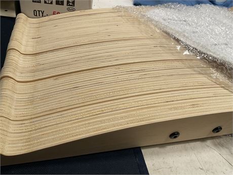 Wood Balance Board for Standing Desk - 360° Wobble Board for Anti-Fatigue &