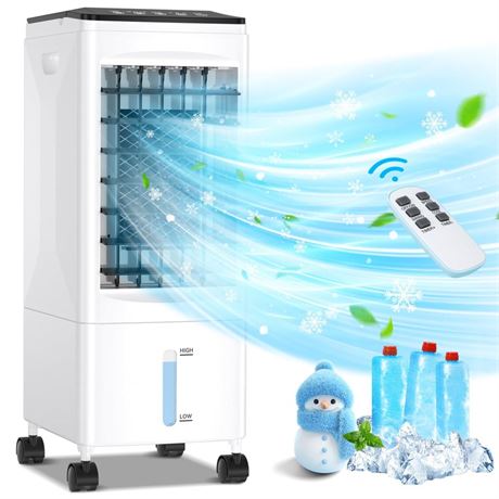 Portable Air Conditioners, 3-IN-1 Evaporative Air Cooler 3 Speed, 60°