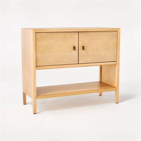 Sandpoint 2 Door Cabinet Natural - Threshold™ Designed with Studio McGee: