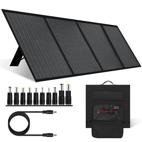 Panana 200W Foldable Solar Panel 18V Portable Solar Cell Solar Charger with
