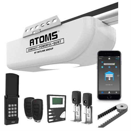 Skylink ATR-1723BKW 3/4 HPF Garage Door Opener Featuring Alexa with Extremely