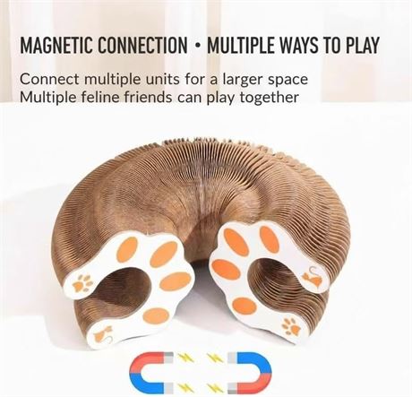 Twisty Paws Cat Toy - Interactive Kicker Roller With Catnip ,Interactive Cat Toy