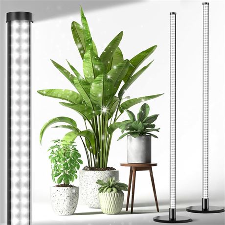 Porikg 2 Pack Grow Lights for Indoor Plants, 6000K 243 LEDs Light for Seed