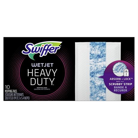 Swiffer WetJet Hardwood Floor Spray Mop Pad Refill Extra Power 10 Count 10