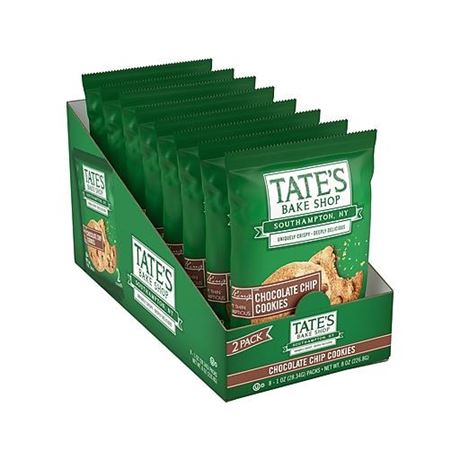 Tates Bake Shop TAE07134 1 Oz Chocolate Chip Cookies Snack Packs - 16 Count