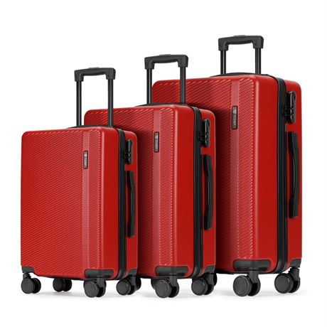 Luggage Sets 3 Piece,Large Suitcase with Wheels,Hardshell Luggage Sets
