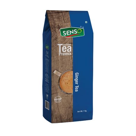 Senso Foods Ginger Chai Karak – Instant Premix Single-Serve Packets,  twelve
