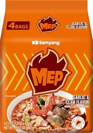 ENHYPEN's Pick! MEP Bone Broth Garlic & Clam Flavor | Korean Instant Ramen |