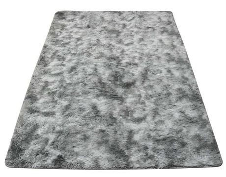 JTSQ Shaggy Large Rug Area Rugs Fluffy Tie-Dye Floor Soft Carpet Living Room