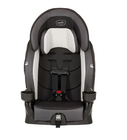 Evenflo Chase Plus 2-in-1 Booster Toddler Car Seat (Huron Black)