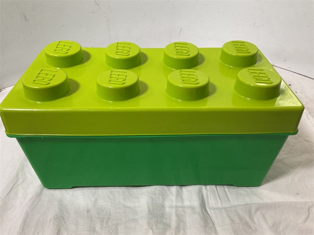 Masonry Windows 702 Auctions - Lego Brick storage with Legos box