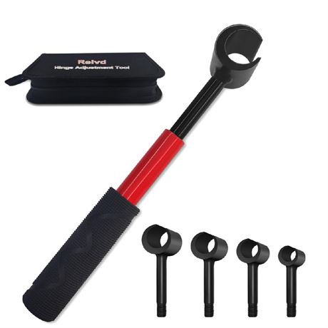 Door Hinge Adjustment Tool, 4 in 1 Gradual Thin-Edge Design Heavy Duty Steel