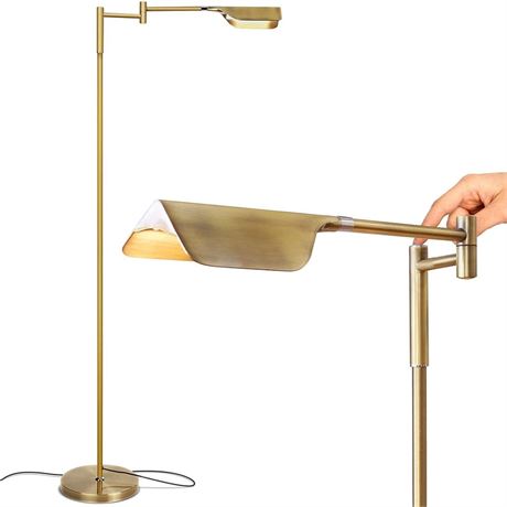 Brightech Leaf LED Floor Lamp, Pharmacy LED Floor Lamp for Living Rooms &