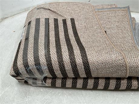 Paco Home in- & Outdoor Rug Natural Look with Modern Curved Lines in Beige