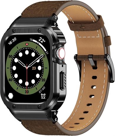 SUPLINK Stainless Steel Case and Bands Compatible with Apple Watch Band 38mm