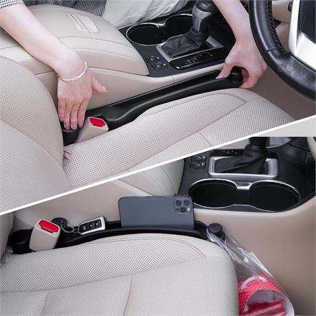 Car Seat Gap Filler Soft Foam Multifunctional Seat Side Gap Filler with