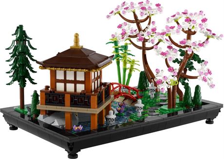 LEGO Icons Tranquil Garden Creative Building Set  a Gift Idea for Adult Fans of