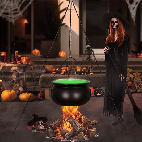 Halloween Decorations Outdoor Cauldron - Witches Cauldron, Ideal for Halloween