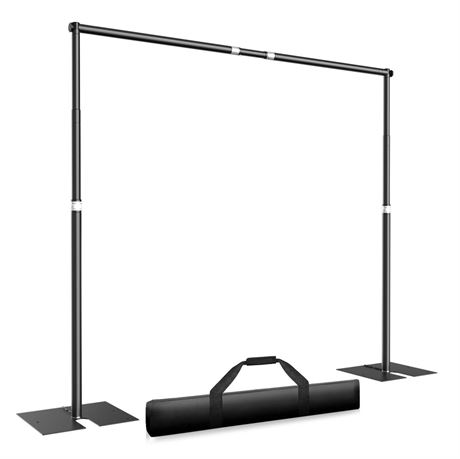 Pipe and Drape Backdrop Stand Kit 10x10ft, Heavy Duty Backdrop Stand,