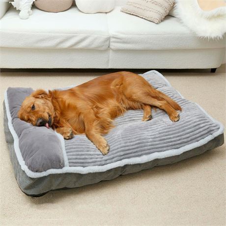 Dog Bed for Small Dogs, Dog Mattress with Pillow for Crate Kennel, Sofa Dog