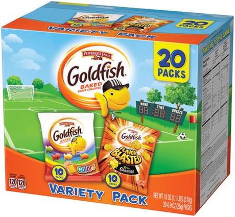 Pepperidge Farm Goldfish Dynamic Duo Variety Packs - 18oz/20ct