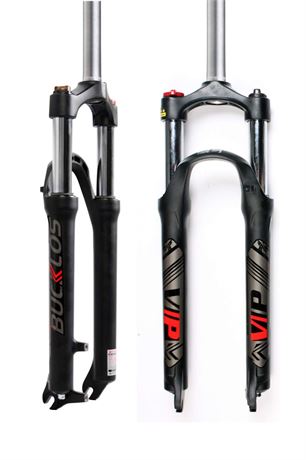 BUCKLOS 26/27.5/29 MTB Suspension Fork Travel 100mm, 28.6mm Straight Tube QR