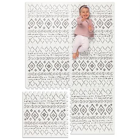 Lillefolk Baby Foam Play Mat - Baby Playmat | Tiles for Kids Interlocking Mat -