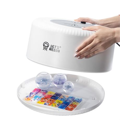 LET'S RESIN Curing Machine for Resin - 3 Hours Auto Dryer With Large Tray,