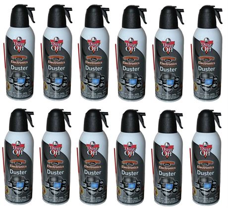 Dust-Off Disposable Compressed Gas Duster, 10 oz Cans - 10 Packs