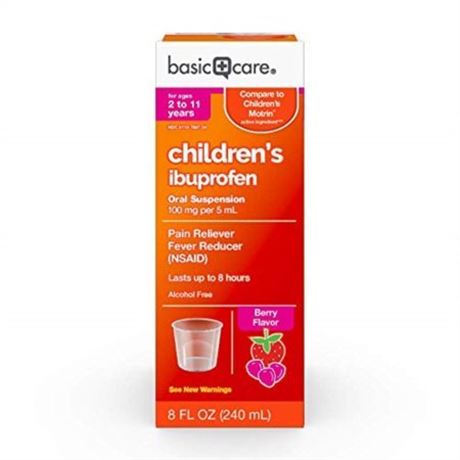 Basic Care Children S Ibuprofen Oral Suspension  8 Ounce