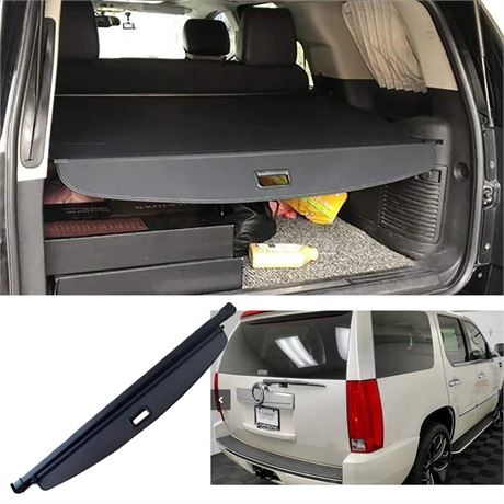 Kaungka Cargo Cover Compatible for 2007-2014 Cadillac Escalade Chevrolet Tahoe