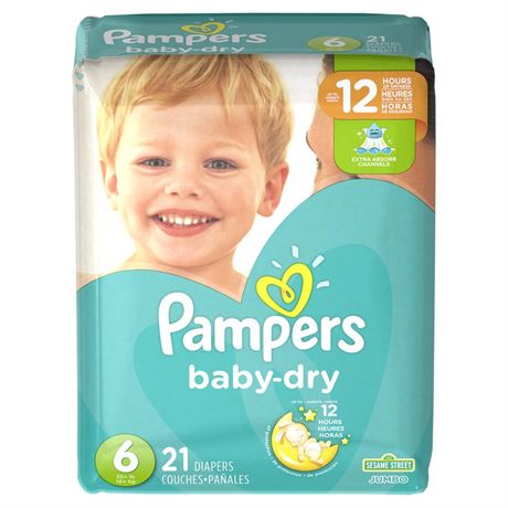 Pampers Baby Dry S6 Jumbo 4X21EA