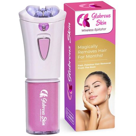 Glabrouse Skin Epilator, Glabrous Skin Hair Remover for Face - Look Glamorous