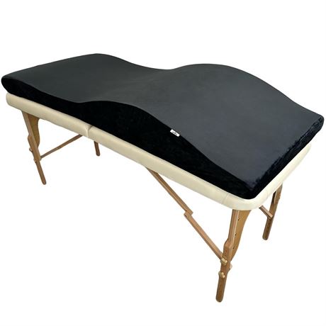 Curvy Massage Bed Topper | High Density Foam Lash Bed Cushion with Soft Touch