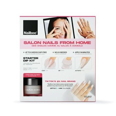 Nailboo Starter Dip Kit - Nailflex & Chill - 30oz