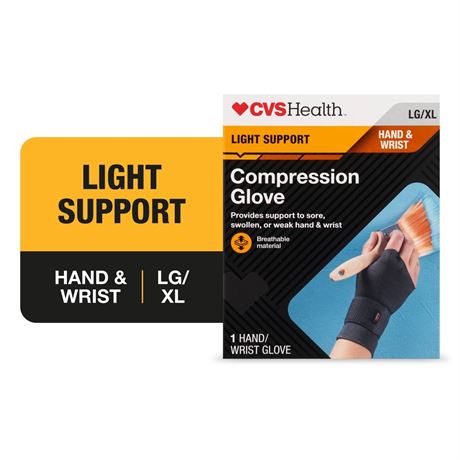 CVS Light Support Compression Glove, L/XL