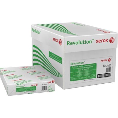 Xerox Revolution Premium Digital Carbonless Laser Paper, 2-Part