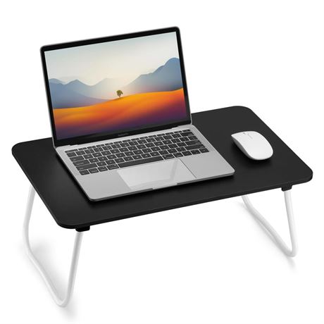 Foldable Laptop Desk, Portable Lap Desk Bed Table, Lightweight Breakfast Table