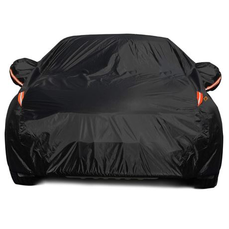 Full Car Covers for Sedan, Car Cover Waterproof All Weather Windproof Dustproof