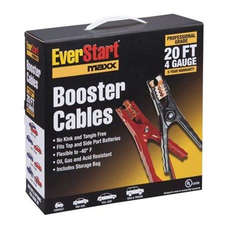 EverStart Maxx 4-Gauge Professional Grade 20-Foot Booster Cables