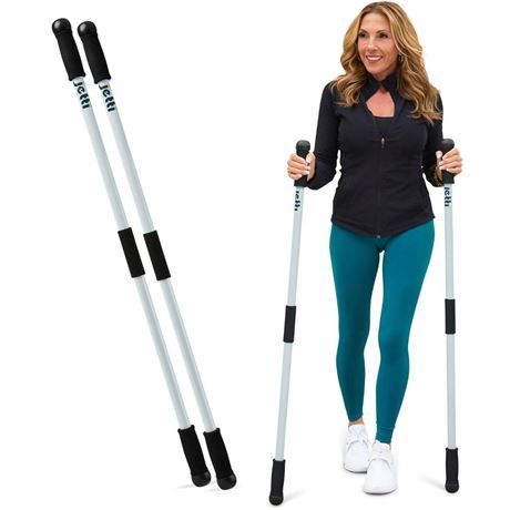 Perfectly Weighted Walking Poles Transform Walk into Full-Body Workouts,