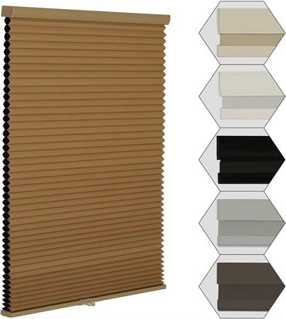 MYshade Cordless Blackout Window Blinds & Shades Pull Down Room Darkening