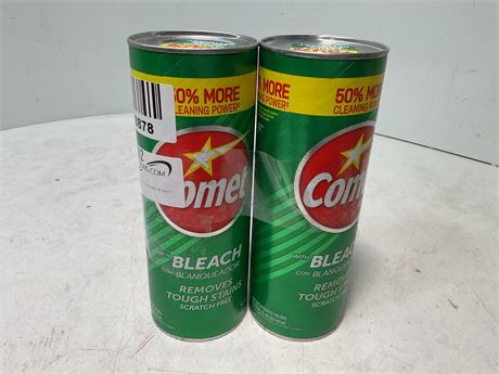 Comet Multipurpose Cleaning Powder with Bleach, 21 oz/ 2 bottles