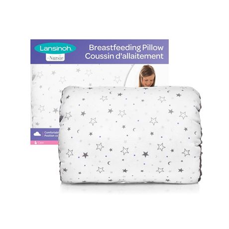 Lansinoh Nursie Nursing Pillow for Breastfeeding Support, 1 Count 10.5x6.5x8