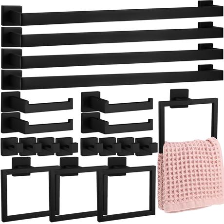 Gisafai Bathroom Hardware Accessories Set, 23.6 Inch Bath Towel Bar Kit,