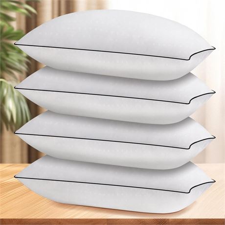 Wansimoo Bed Pillows for Sleeping Queen Size Comfortable Hotel Cooling Pillows