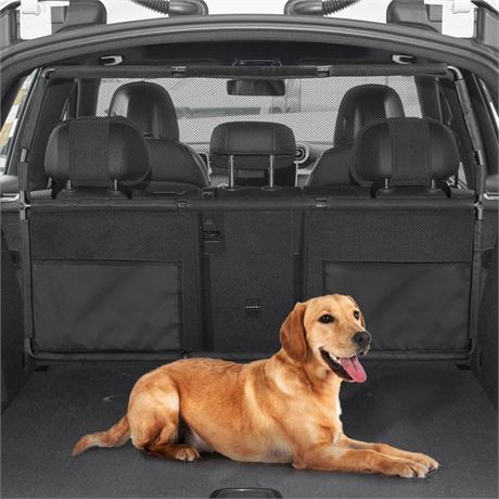 Dog Barrier for Car,56" Wide for Trucks SUV Sedans Pet Restraint Car