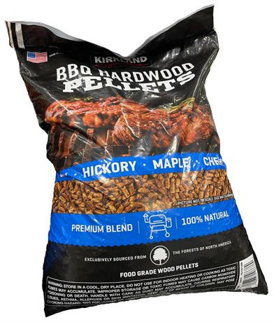 Kirkland Signature Premium Blend BBQ Hardwood Pellets, 40 Pounds