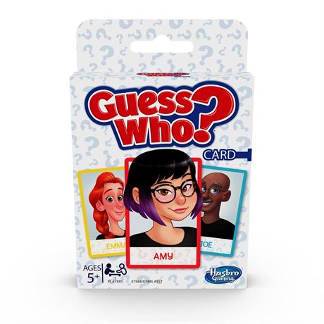 Hasbro Gaming Guess Who? Card Game for Kids Ages 5 and Up, 2 Player Guessing