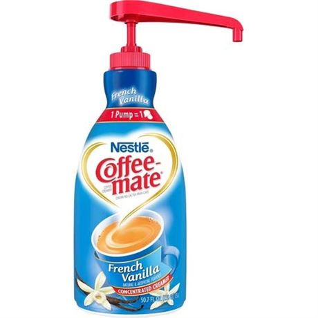 Coffee-Mate Coffee French Vanilla-1.5L Pump Bottle Liquid Creamer